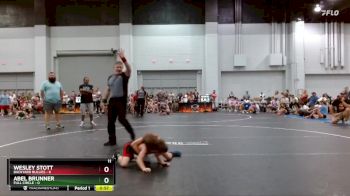45 lbs Semis (4 Team) - Wesley Stott, Backyard Bullies vs Abel Brunner, Full Circle