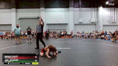 45 lbs Semis (4 Team) - Wesley Stott, Backyard Bullies vs Abel Brunner, Full Circle