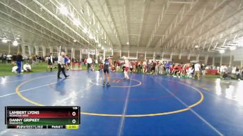 126 lbs Cons. Round 2 - Danny Gripkey, Panguitch vs Lambert Lyons, Mountain View