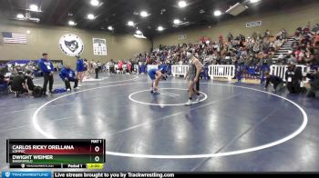 170 lbs Champ. Round 3 - Carlos Ricky Orellana, Lompoc vs Dwight Weimer, Bakersfield