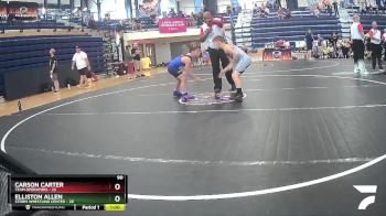 90 lbs Round 6 (8 Team) - Elliston Allen, Storm Wrestling Center vs Carson Carter, Team Operators