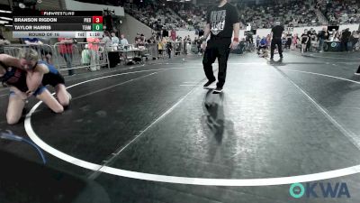 117 lbs Round Of 16 - Branson Rigdon, Piedmont vs Taylor Harris, Team Tulsa Wrestling Club
