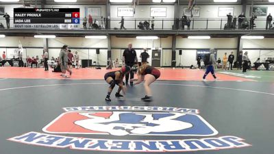 132Yellow lbs Rr Rnd 1 - Haley Proulx, Bhsbs vs Jada Lee, Monroe Woodbury