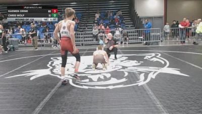 113 lbs Round Of 128 - Kaemen Orine, MO vs Chris Wolf, NJ