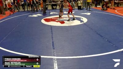 70 lbs Quarterfinal - Tyrus Connors, Buffalo Outlaws Wrestling Club vs Isaac Reynolds, Natrona Colts Wrestling Club