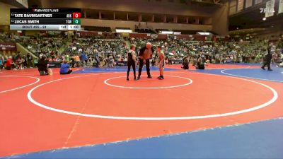 61 lbs Quarterfinal - Tate Baumgartner, Arkansas vs Lucas Smith, Team Conquer Wrestling