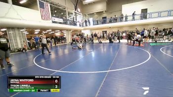 54-58 lbs Round 3 - Tyson Linnell, Stallions Wrestling Club vs Jayna Whitford, Westlake