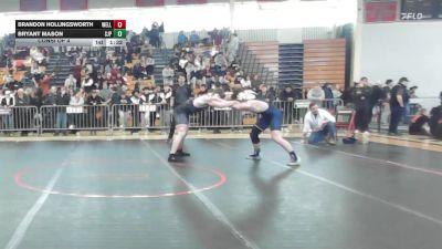 215 lbs Consi Of 4 - Brandon Hollingsworth, Wellesley vs Bryant Mason, Saint John's Prep