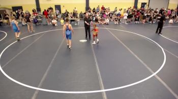 96 lbs 1st Place Match - Amir Newman-Winfrey, IA vs Maddux Rabczak, IL