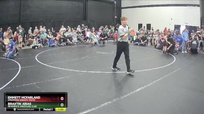 44 lbs Cons. Round 1 - Braxtin Arias, Reverence Wrestling Club vs Emmett McFarland, Stratford Knights Youth