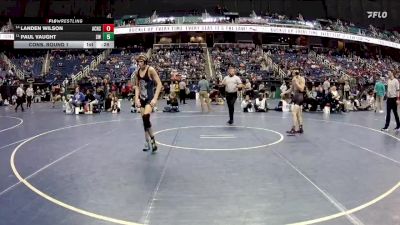 3A 113 lbs Cons. Round 1 - Landen Wilson, Ashe County High School vs Paul Vaught, Swansboro High School