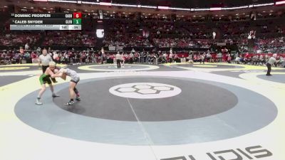 113 lbs 3rd Place Match - Dominic Prosperi, Canton South vs Caleb Snyder, Clear Fork
