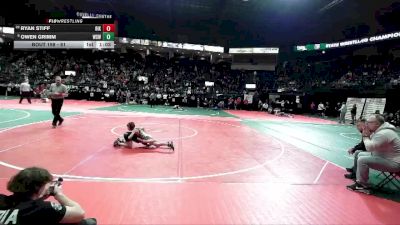 61 lbs Champ. Round 2 - Ryan Stiff, RIKA vs Owen Grimm, WSW1