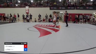 70 kg Round Of 64 - Rudy Lopez, Northern Colorado Wrestling Club vs Jackson Polo, Pennsylvania RTC