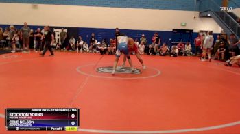 165 lbs Cons. Semi - Stockton Young, Weiser Wrestling vs Cole Nelson, Hammers Academy