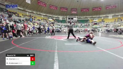 75 lbs Round Of 16 - Wesley Zierlein, Benton Parks Youth Wrestling vs Madden Anderssen, Bentonville Wrestling Club