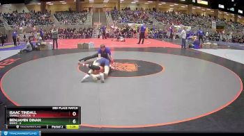 122 lbs Placement (4 Team) - Isaac Tindall, Yamhill-Carlton vs Benjamin Dinan, Banks