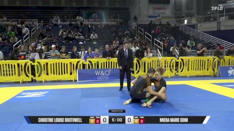 Nnena Marie Odim vs Christine Louise Brothwell 2025 Pan IBJJF Jiu-Jitsu No-Gi Championship