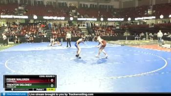 120 lbs Cons. Round 5 - Trenton DeLoney, Timberline vs Fisher Walgren, Centennial