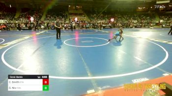 58 lbs Consolation - Cameron Smith, Burnett Trained Wrestling vs Giovonni Nix, Englewood Live Wire