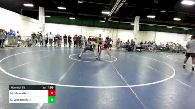 157 lbs Round Of 32 - Marc Maurath, CT vs Grayson Woodcock, OH