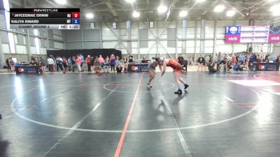 14U Girls - 165 lbs Champ. Round 2 - JayceeMae Erwin, NC vs Kaliya Kinard, MT