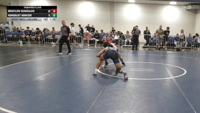 144 lbs Consi Of 64 #2 - Braylon Gonzalez, CT vs Kingsley Mincer, FL