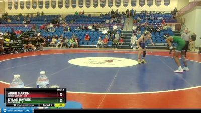 138 lbs Semis & 3rd Wb (16 Team) - Dylan Baynes, Eastside Hs vs Arrie Martin, Jones County