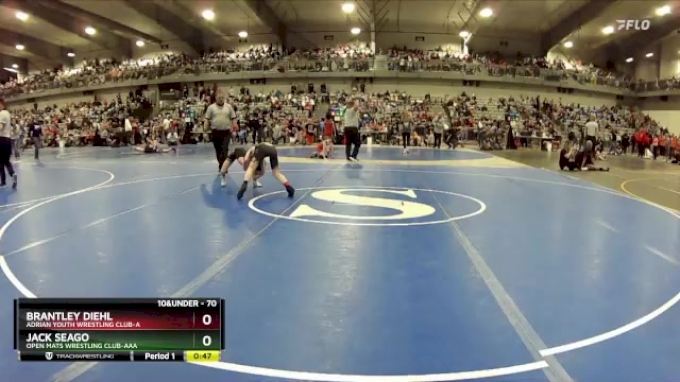 70 lbs Cons. Round 2 - Jack Seago, Open Mats Wrestling Club-AAA vs ...