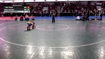 115 lbs Champ. Round 2 - Holly Tallon, Mountain View vs Amy Twait, Meridian