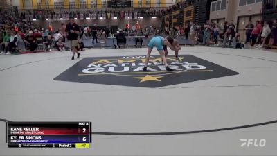 120 lbs Semifinal - Kane Keller, Immortal Athletics WC vs Kyler Simons, Moen Wrestling Academy