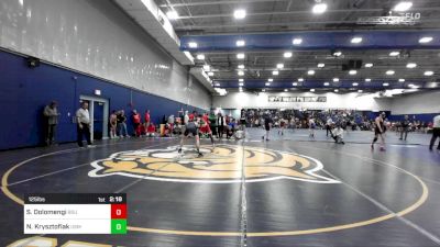 125 lbs Quarterfinal - Sei Dolomengi, Bridgewater vs Noah Krysztofiak, Southern Maine