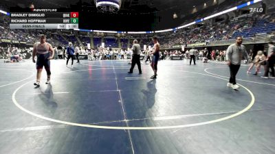 212 lbs Semifinal - Bradley DiMiglio, Quakertown vs Richard Hoffman, Boyertown