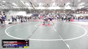 155 lbs Cons. Semi - Josselinne Campos, Unattached - Kentucky vs Destiny Rodriguez, McKendree University