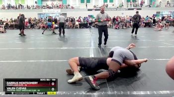 190 lbs Cons. Round 5 - Valen Cuevas, Treasure Coast Wrestling Club vs Darrius Montgomery, Finger Lakes Elite