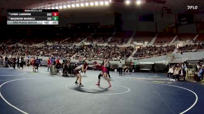 145-D2 3rd Place Match - Madison Maselli, Crismon vs Lyndi Landers, Odessy Institute
