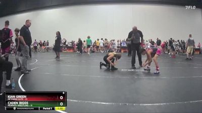 84 lbs Round 4 (10 Team) - Kian Green, MF Purge Elite vs Caden Biggs, Pedraza Wrestling