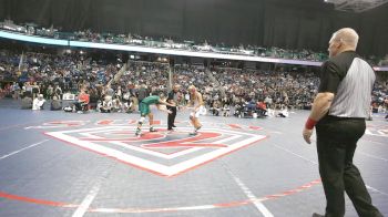 6A 132 lbs 3rd Place Match - Gavin Costillo, Jacksonville High School vs Jaycob Perez, Ashbrook High School