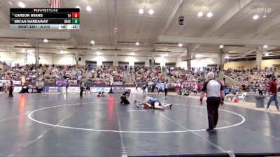 A 215 lbs Cons. Round 2 - Micah Hardaway, Red Bank High School vs Carson Avans, Tullahoma High School