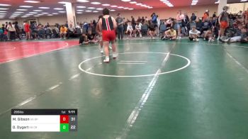 285 lbs Rr Rnd 4 - Mikey Gibson, Bethel Park HS vs Drew Dygert, CRWC HS