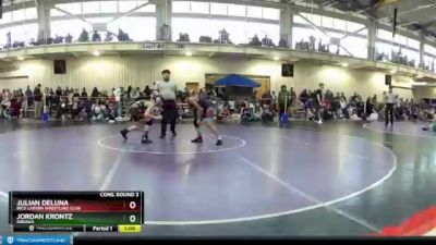 97 lbs Cons. Round 2 - Jordan Krontz, Indiana vs Julian DeLuna, Rick Larsen Wrestling Club