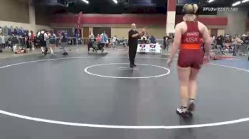 72 kg Consolation - Haley Ward, MO West Championship Wrestling Club vs Kayley Rada, Michigan