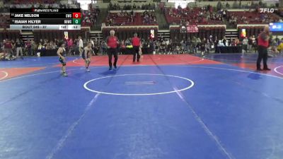 87 lbs 5th Place Match - Jake Nelson, Cody Wrestling Club vs Isaiah Hilyer, Greenchain