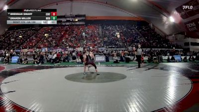 6A 138 lbs Cons. Round 1 - Brennan Smart, Centennial vs Draken Miller, Meridian