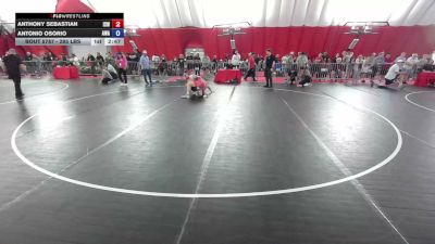 285 lbs Cons. Rd Of 16 - Anthony Sebastian, IZZY Style Wrestling vs Antonio Osorio, Alpha Wrestling Academy