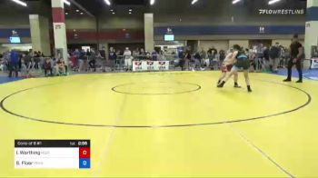 65 kg Consi Of 8 #1 - Isabel Worthing, Michigan vs Stephanie Floor, Pennsylvania