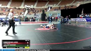 D1-120 lbs Quarterfinal - Christopher Lopez, Sunnyside H.S. vs Leduar Sanchez, Apollo