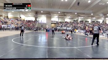 AA 106 lbs Cons. Round 1 - Jin Saito, Summit High School vs Spencer Love, William Blount High School
