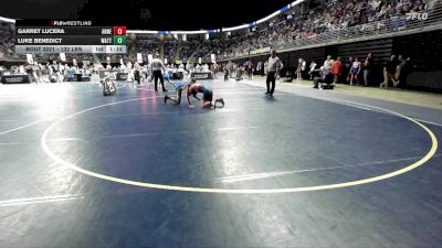 132 lbs Round Of 32 - Garret Lucera, Anneville-Cleona vs Luke Benedict, Wattsburg