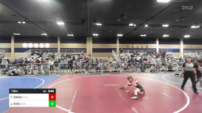 73 lbs Consi Of 8 #1 - Timber Weber, Athlos vs Jessie Kelly, Savage House WC